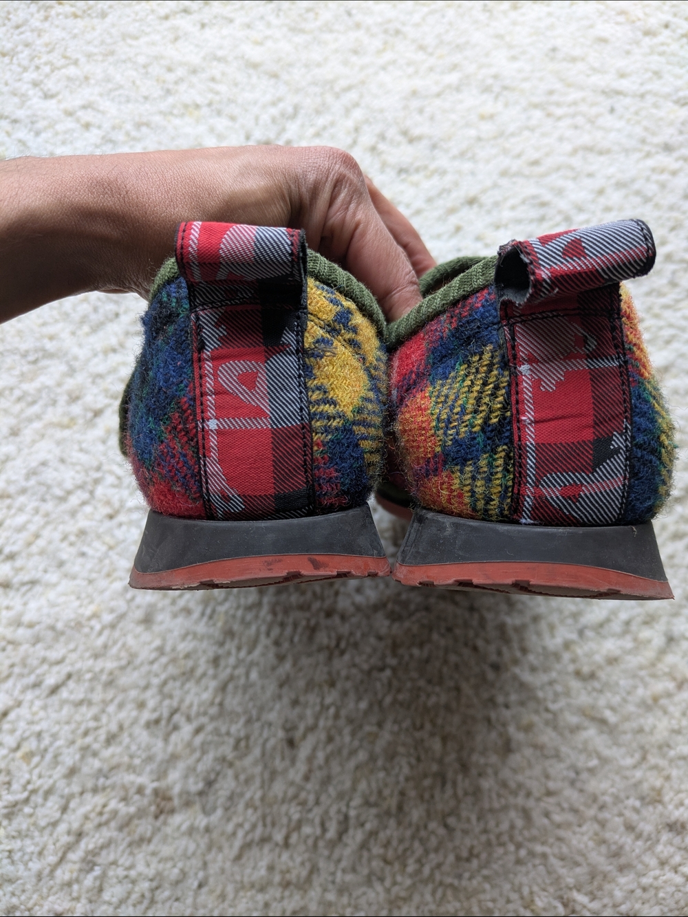 Vivienne Westwood Plaid Slip-On Shoes; US 7 - Picture 2 of 3